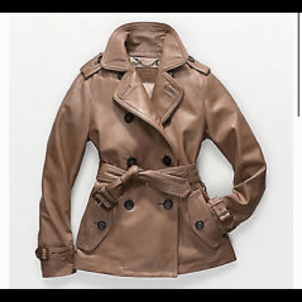 Coach leather coat - Picture 2 of 2